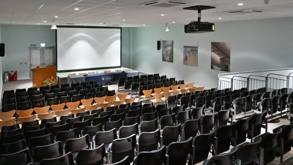 Inside lecture theatre
